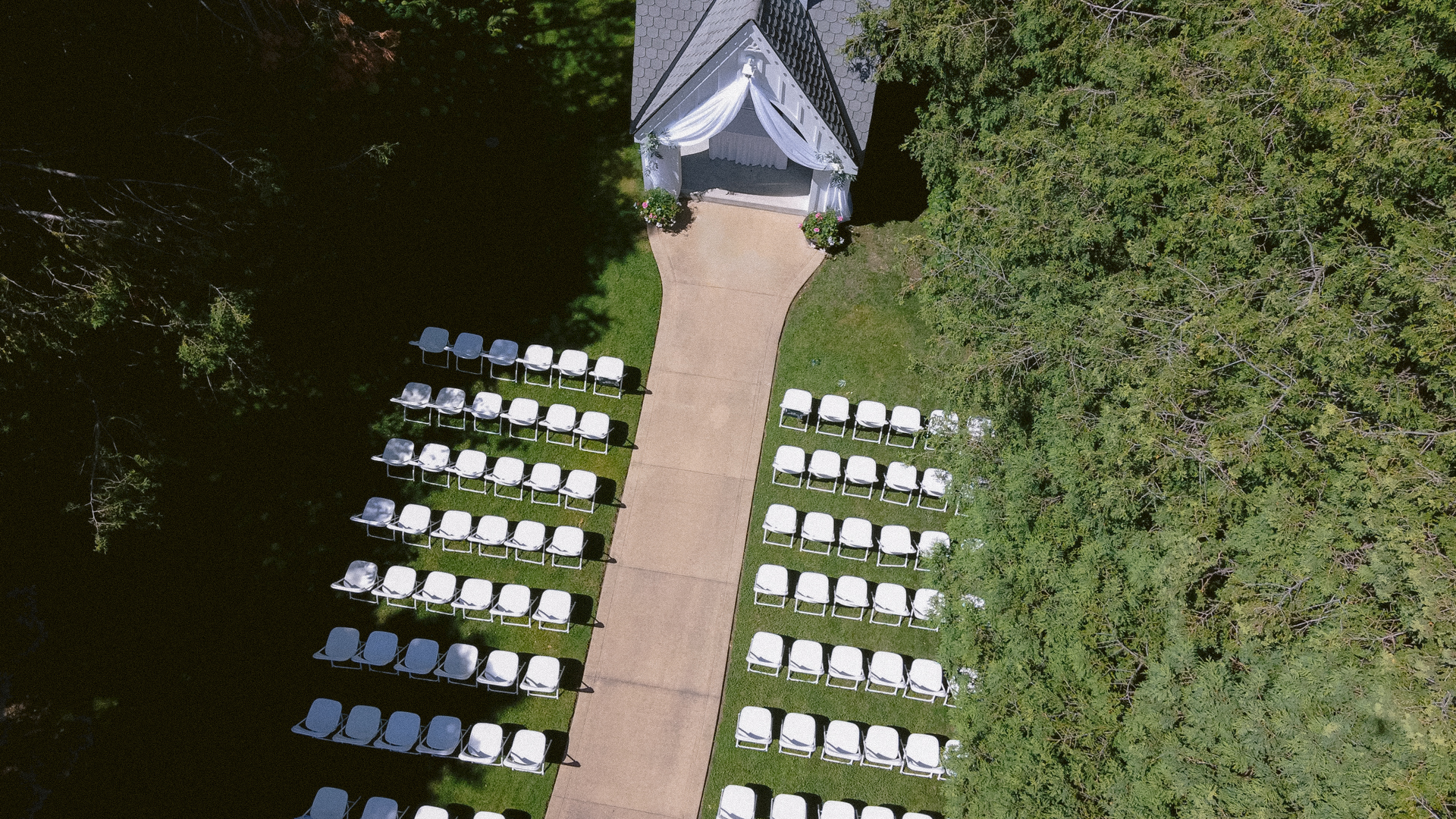 Drone view of Royal Ashburn Golf Club
