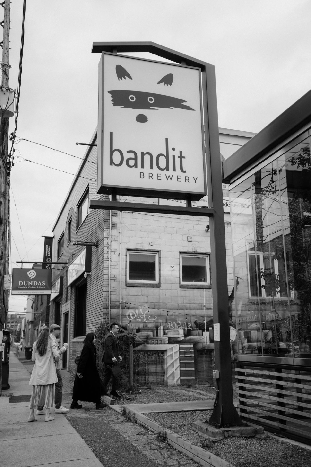 A micro-wedding held at Bandit Brewery, Toronto.