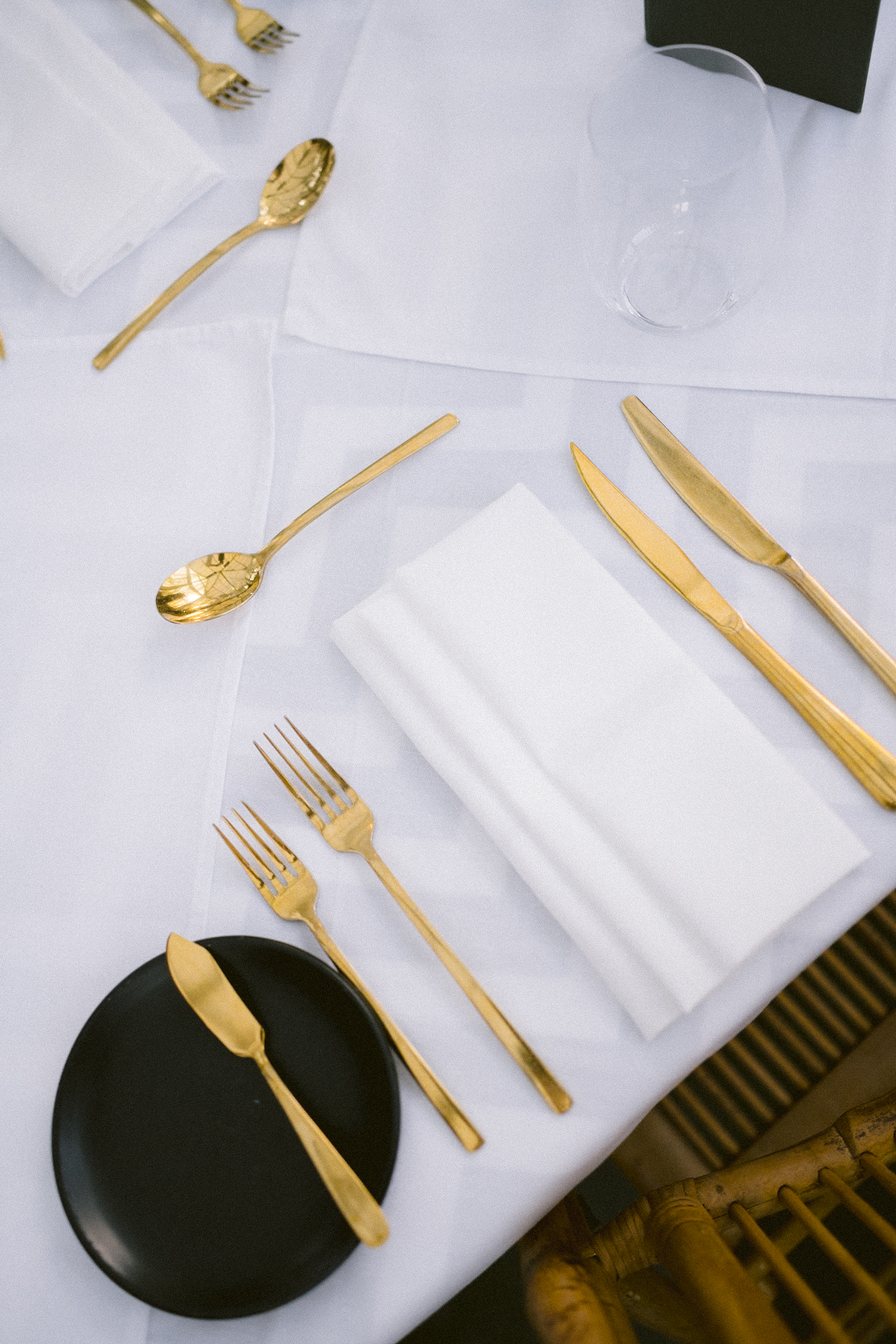 Elegant reception setup at Merrill House.