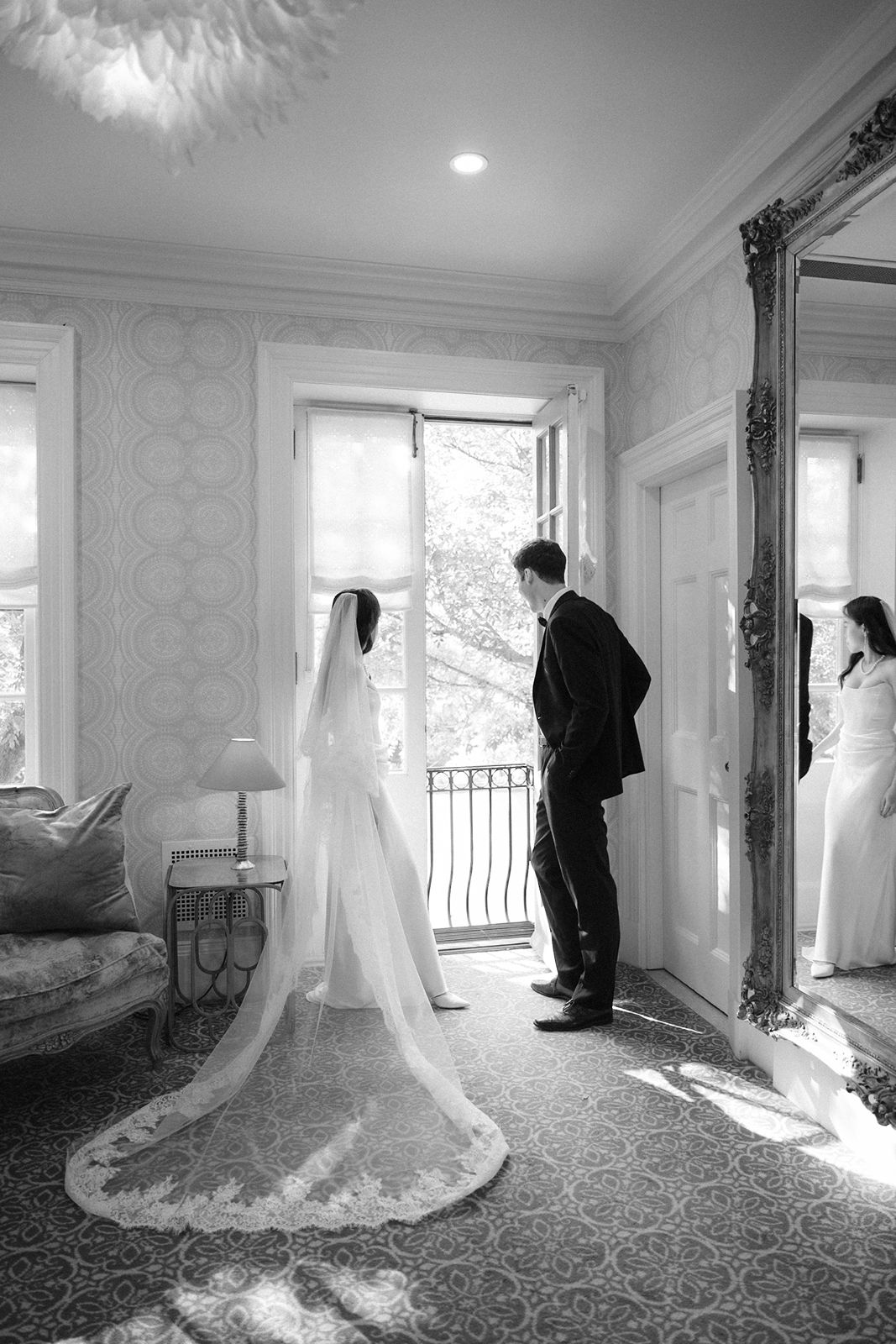 Bride and groom have their portrait session at Graydon Hall Manor wedding