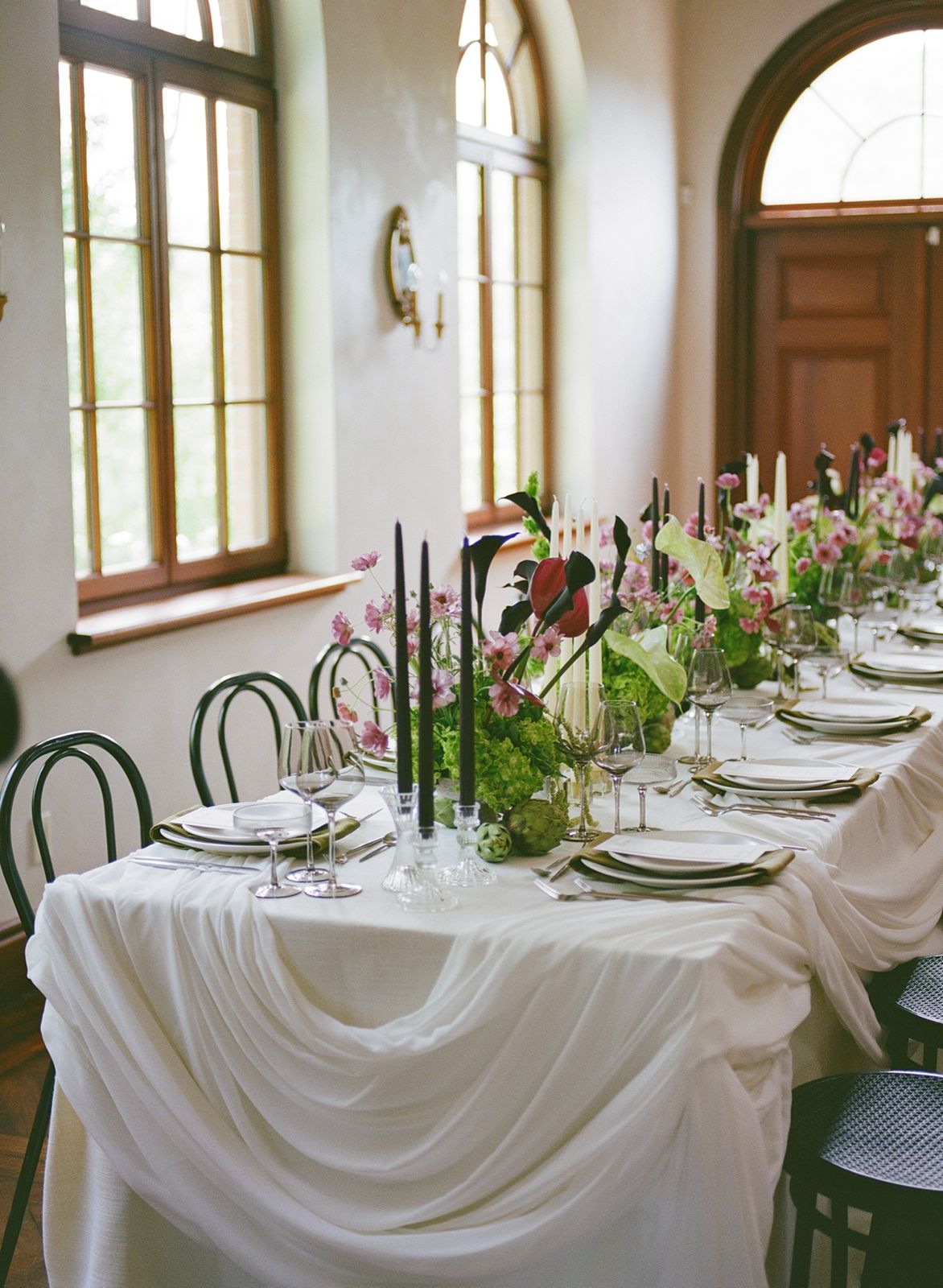Wedding reception at Chateau Ste Agnes, Quebec