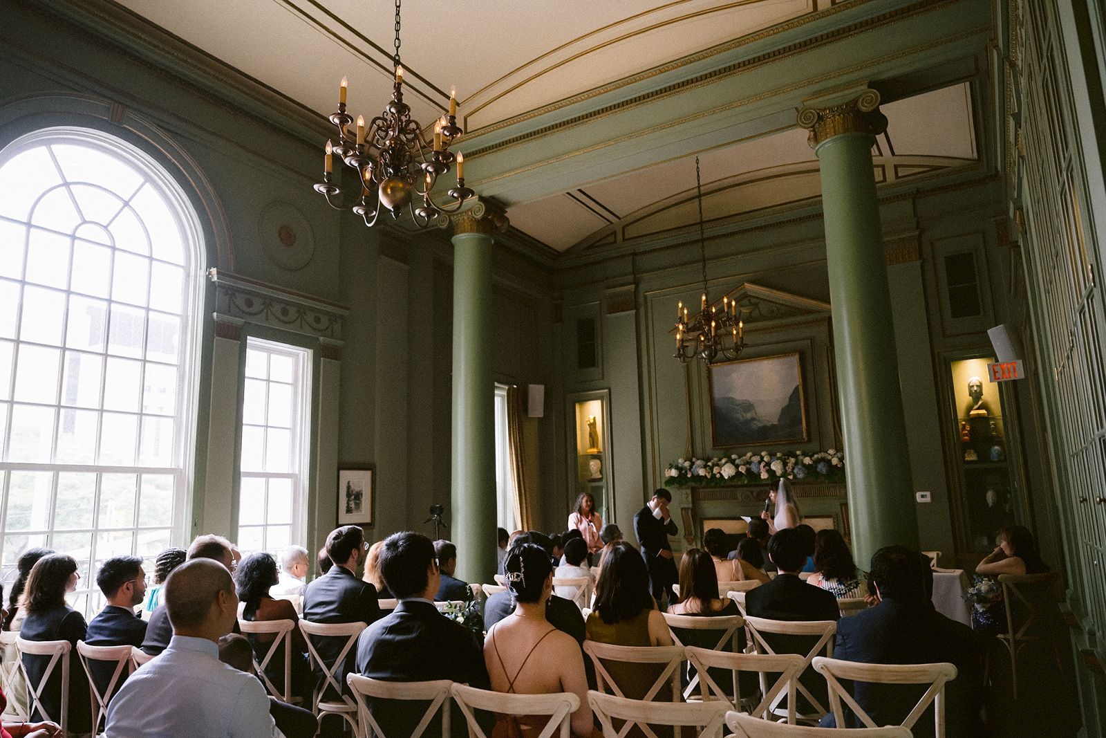 Wedding ceremony at University Club of Toronto