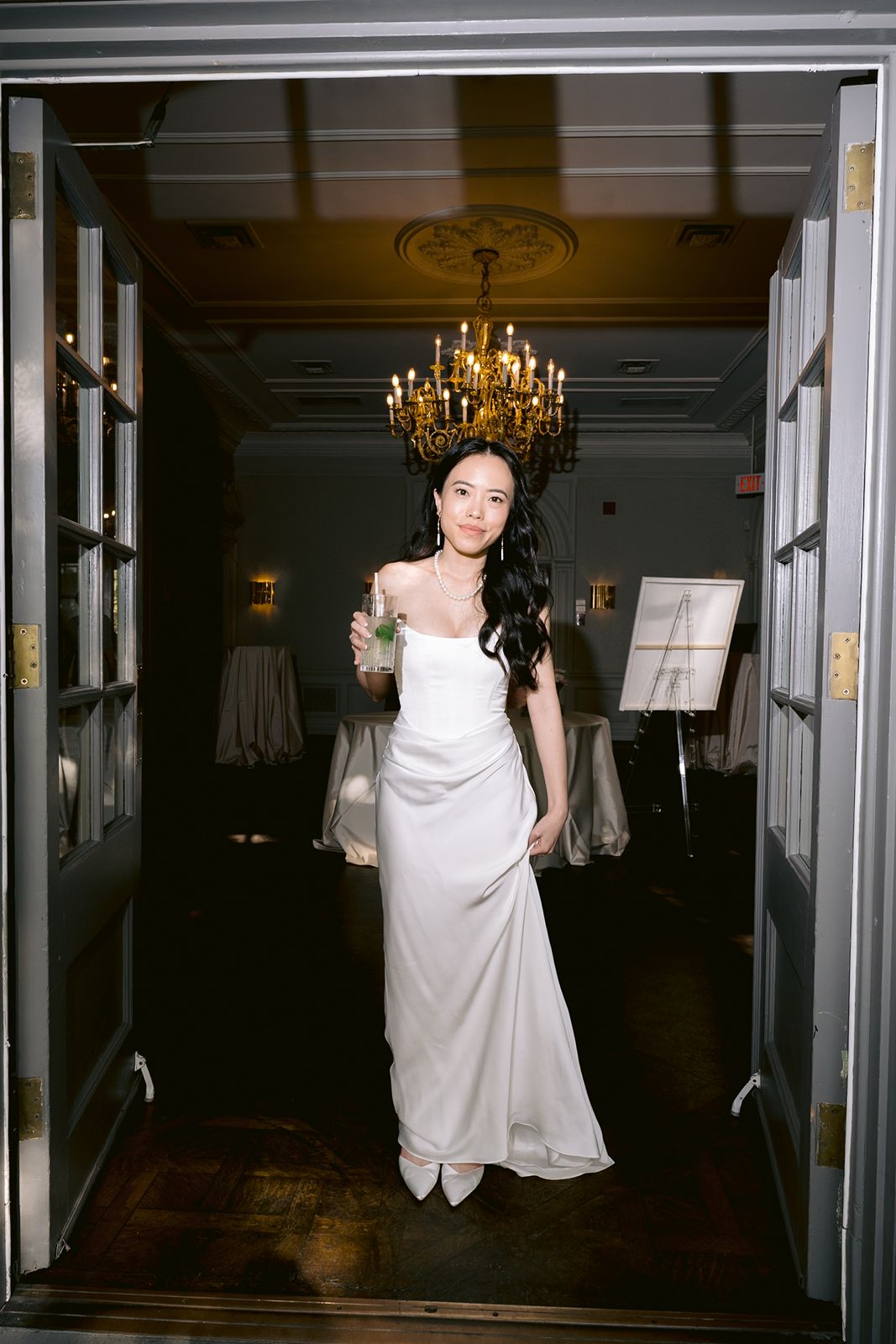 Bride grand entrance to the reception hall